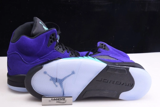 Rep Husky 5 Alternate 136027-500 Jordan Retro Air Grape 0705